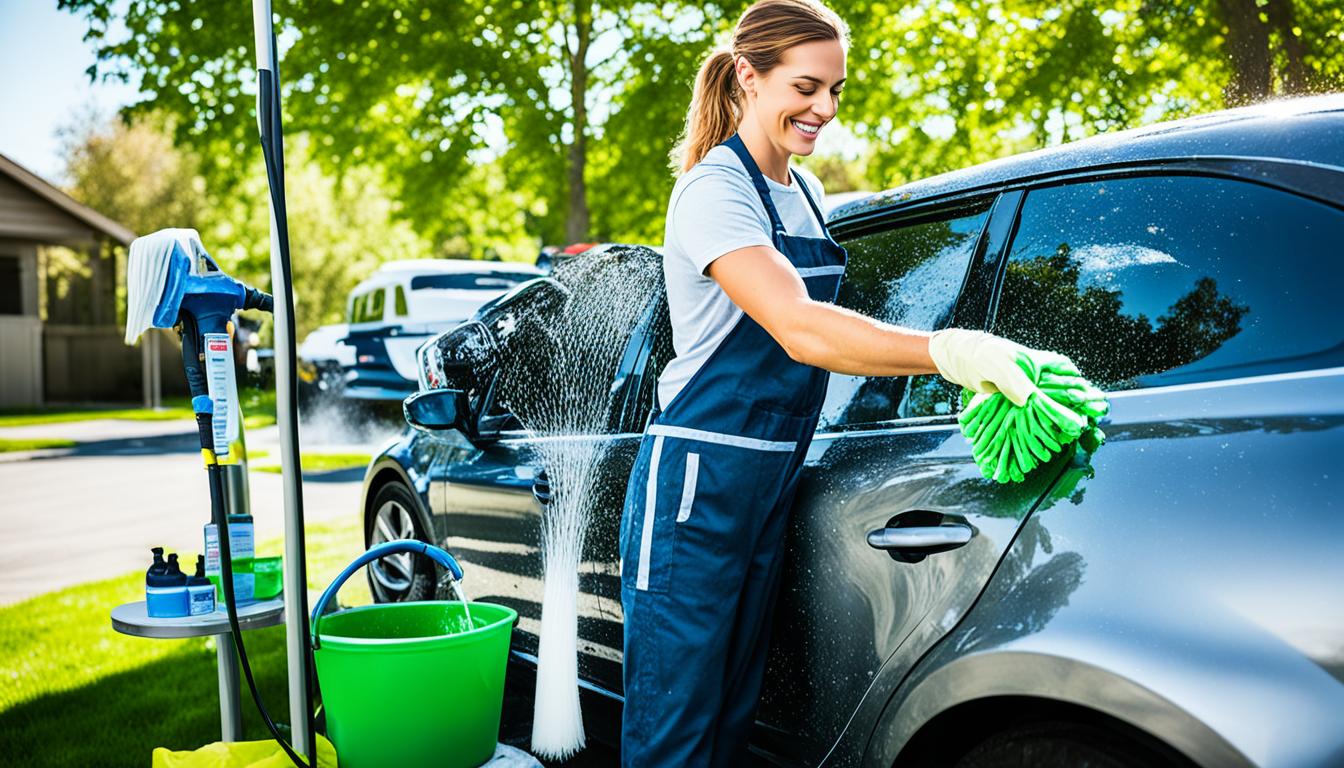 洗車水的使用場地:室內外洗車的洗車水選擇