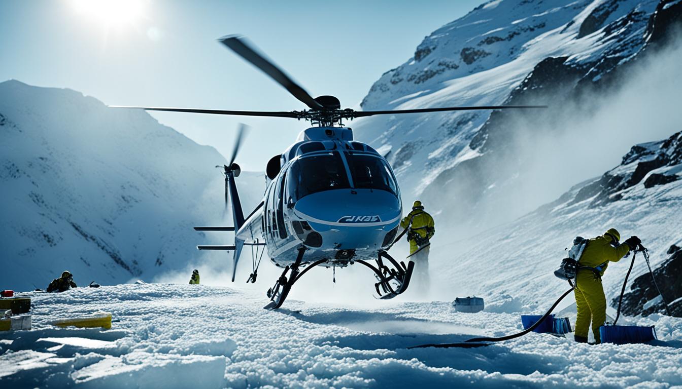 高原直升機除冰:航空級洗車用品的特殊用途