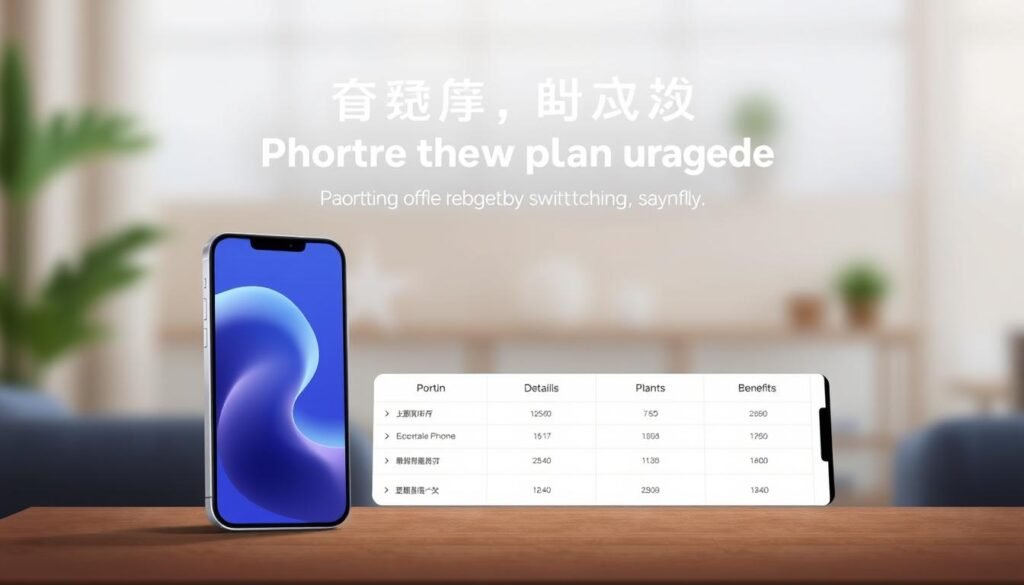 A modern, minimalist illustration showcasing the "Telecombrother" brand's porting and plan upgrade offer. In the foreground, a smartphone with a smooth, abstract design takes center stage, representing the effortless switching process. The middle ground features a clean, crisp layout of plan details, conveying the key benefits of the "攜號轉台優惠" in a visually appealing manner. The background maintains a subtly blurred, gradient-based setting, allowing the key elements to stand out and capture the viewer's attention. The overall mood is one of simplicity, professionalism, and a seamless user experience. A modern, minimalist illustration showcasing the "Telecombrother" brand's porting and plan upgrade offer. In the foreground, a smartphone with a smooth, abstract design takes center stage, representing the effortless switching process. The middle ground features a clean, crisp layout of plan details, conveying the key benefits of the "攜號轉台優惠" in a visually appealing manner. The background maintains a subtly blurred, gradient-based setting, allowing the key elements to stand out and capture the viewer's attention. The overall mood is one of simplicity, professionalism, and a seamless user experience.