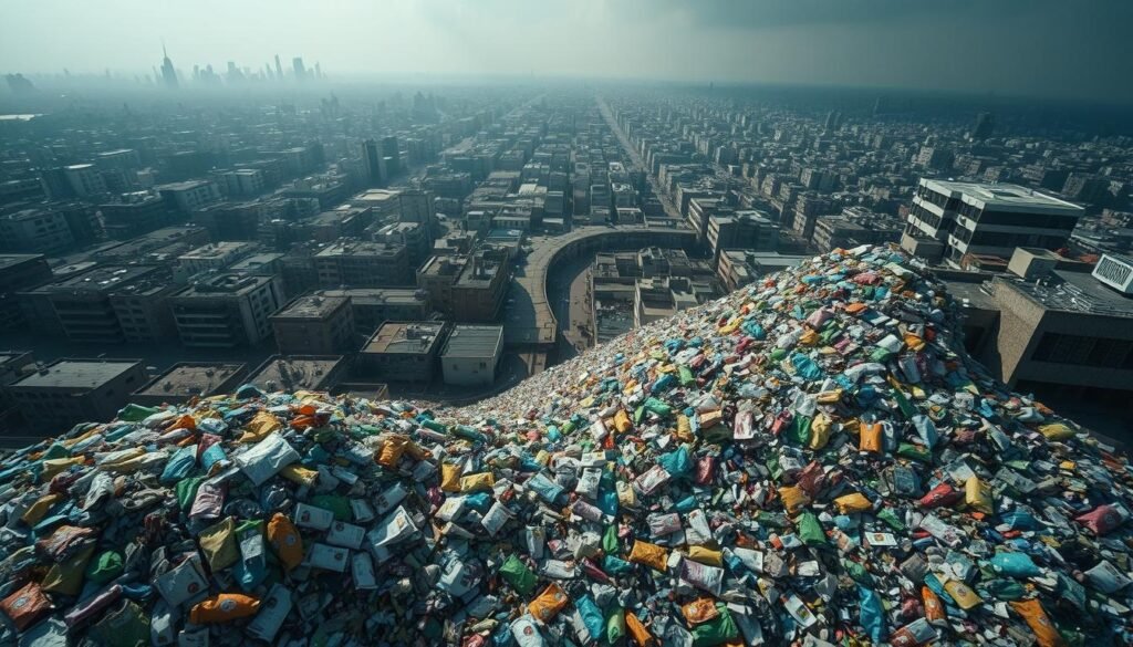 Sachets Environmental Impact Visualization Sachets Environmental Impact Visualization