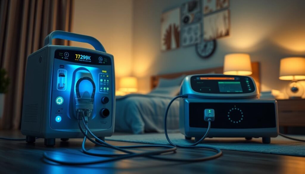 呼吸機與睡眠呼吸機的電源管理